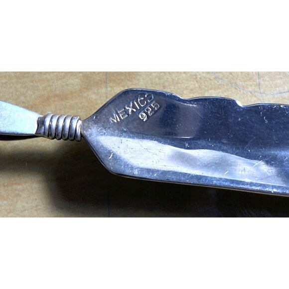 925 silver Feather design charm - Picture 8 of 10